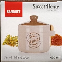 Suhkrutoos + lusikas "Sweet Home" hind ja info | Klaasid, tassid ja kannud | kaup24.ee