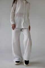 Naiste pükskostüüm Armonti 9283, valge hind ja info | Naiste kostüümid | kaup24.ee
