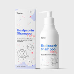 Шампунь для волос для младенцев Hermz Healpsorin Baby Hair Shampoo, 300 мл цена и информация | Косметика для мам и детей | kaup24.ee