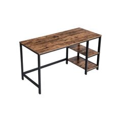 Винтажный стол VASAGLE LWD55X коричневый/черный цена и информация | Компьютерные, письменные столы | kaup24.ee