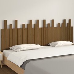 vidaXL seinale kinnitatav voodipeats, meepruun, 204x3x80 cm, männipuit цена и информация | Кровати | kaup24.ee