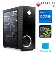 Стационарный компьютер OMEN 30L MT i7-10700K 32GB 1TB SSD RTX 2080 Super 8GB Windows 10 цена и информация | Стационарные компьютеры | kaup24.ee