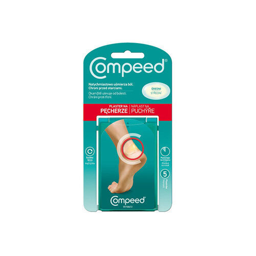 Compeed Blisterplaaster (keskmine) - 5 tk 5,0 цена и информация | Esmaabi | kaup24.ee