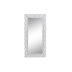 Настенное зеркало DKD Home Decor, белое (61 x 122 x 2,5 cm) цена и информация | Подвесные зеркала | kaup24.ee