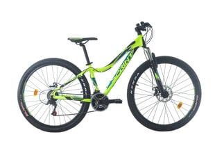 Maastikuratas Velosipēds 27.5 Sprint Hunter 19" (48cm) NeonGreen цена и информация | Велосипеды | kaup24.ee