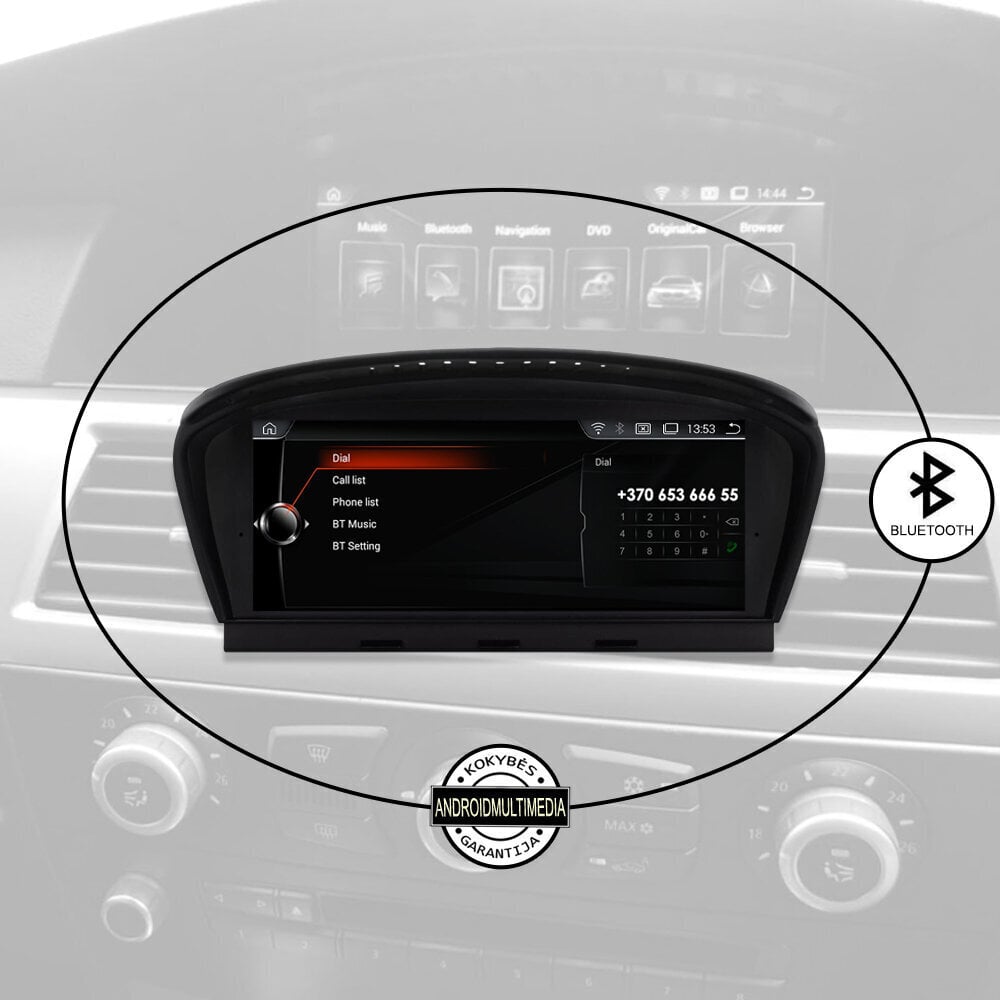 Bmw 3 E90 5 E60 2004-12 Android multimeedia hind ja info | Autoraadiod, multimeedia | kaup24.ee