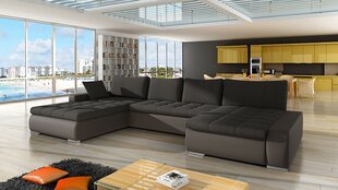П-образный диван-кровать CARO-ekoskóra Soft 024 + Porto 35 цена и информация | Диваны | kaup24.ee