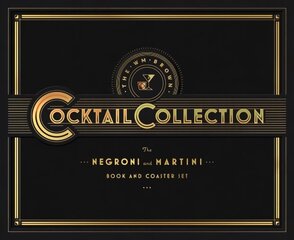 Wm Brown Cocktail Collection: The Negroni and The Martini: Book and Coaster Set hind ja info | Retseptiraamatud  | kaup24.ee