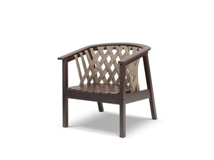 Садовое кресло Calme Jardin Catalina, коричневое цена и информация | Садовые стулья, кресла, пуфы | kaup24.ee