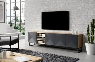 ТВ столик Bogart Asha 200, коричневый/черный цвет цена и информация | Тумбы под телевизор | kaup24.ee