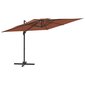 vidaXL päikesevari, terracotta, 400 x 300 cm hind ja info | Päikesevarjud, markiisid ja alused | kaup24.ee