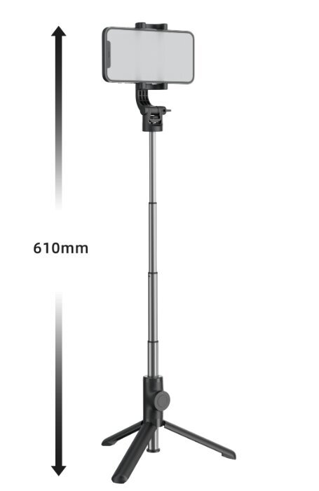 Swissten Bluetooth Selfie Stick Aluminum Tripod For Mobile Phones and GoPro With Remote Control hind ja info | Selfie sticks | kaup24.ee