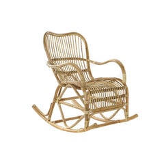 Кресло-качалка DKD Home Decor Коричневый ротанг волокно (62 x 94 x 93 cm) цена и информация | Кресла | kaup24.ee