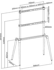 Mozi FS-5 55-75” цена и информация | Кронштейны и крепления для телевизоров | kaup24.ee