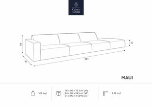 Moodul-välidiivan Calme Jardin Maui, sinine hind ja info | Aiatoolid | kaup24.ee