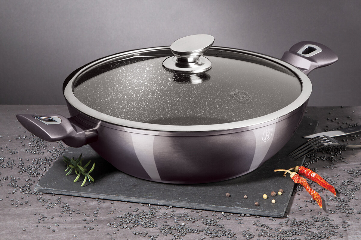 Lame wok 28cm Berlinger Haus BH-7111 цена и информация | Potid ja kiirkeedupotid | kaup24.ee