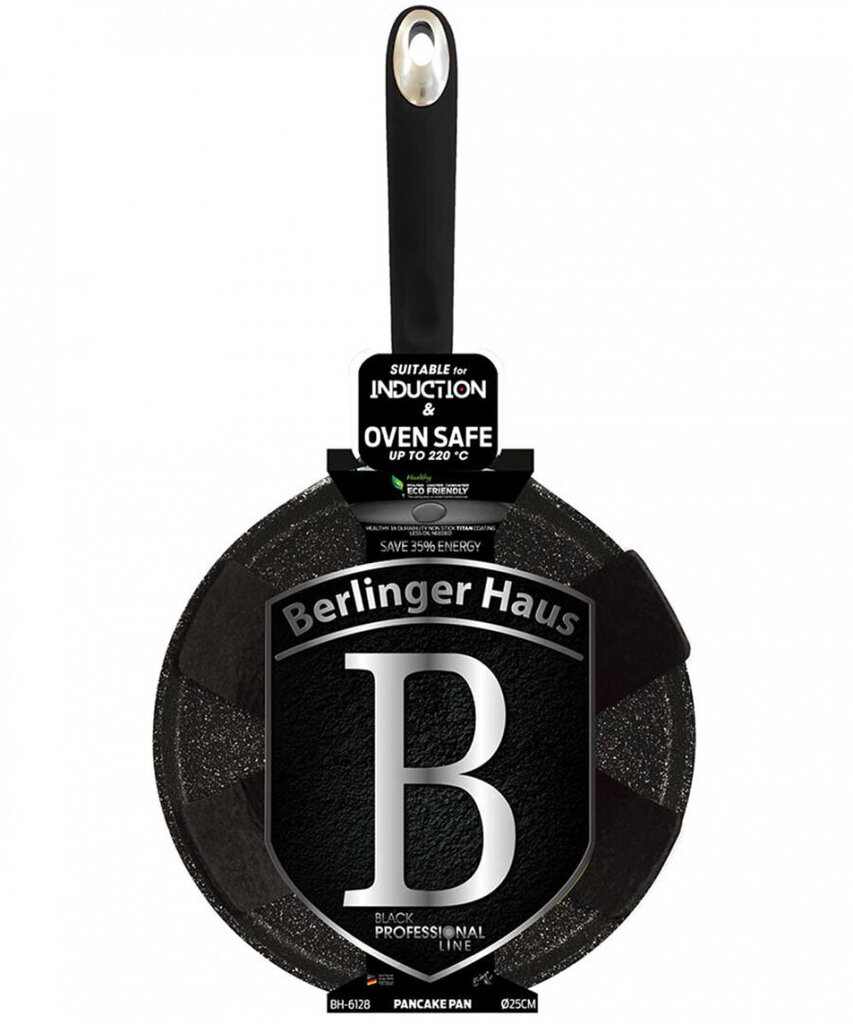 Berlinger Haus pannkoogipann Black Professional, 28 cm hind ja info | Pannid | kaup24.ee