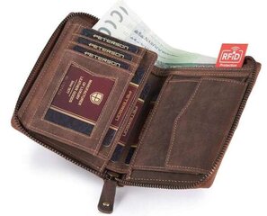 Мужской бумажник N340 цена и информация | Мужские кошельки | kaup24.ee
