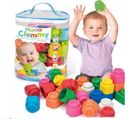Набор блоков конструктора Clementoni, 24 блока в сумочке цена и информация | Развивающие игрушки | kaup24.ee