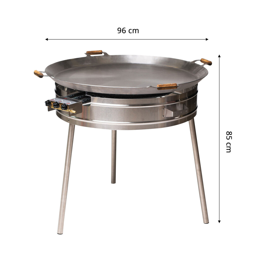 Gaasipõletiga grillpann GrillSymbol Basic-960 hind ja info | Grillid | kaup24.ee