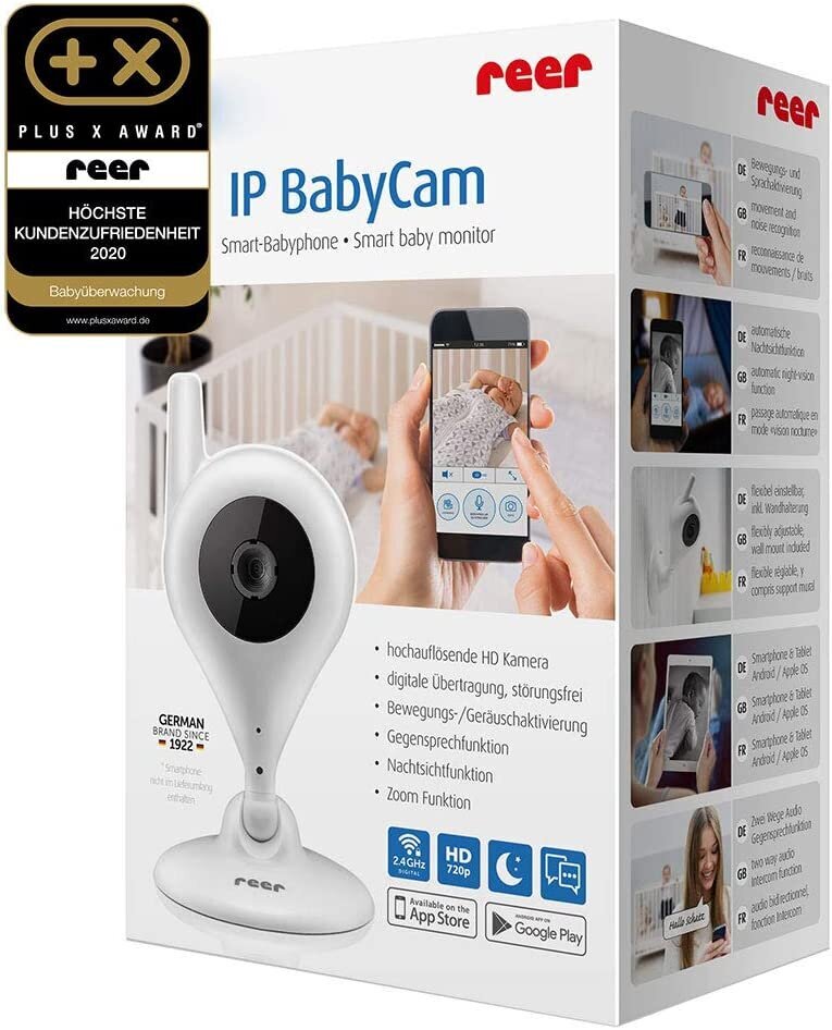 Reer IP BabyCam - beebimonitor. Video lapsehoidja. цена и информация | Beebimonitorid | kaup24.ee