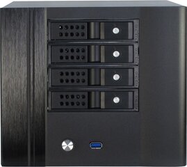 Inter-Tech IPC SC-4004, Mini-ITX, juodas (88887186) hind ja info | Arvutikorpused | kaup24.ee