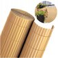 Rõdu/terrassi päikesekaitse - vari Plast PVC, 1,8 x 5 m bambuse värv цена и информация | Päikesevarjud, markiisid ja alused | kaup24.ee