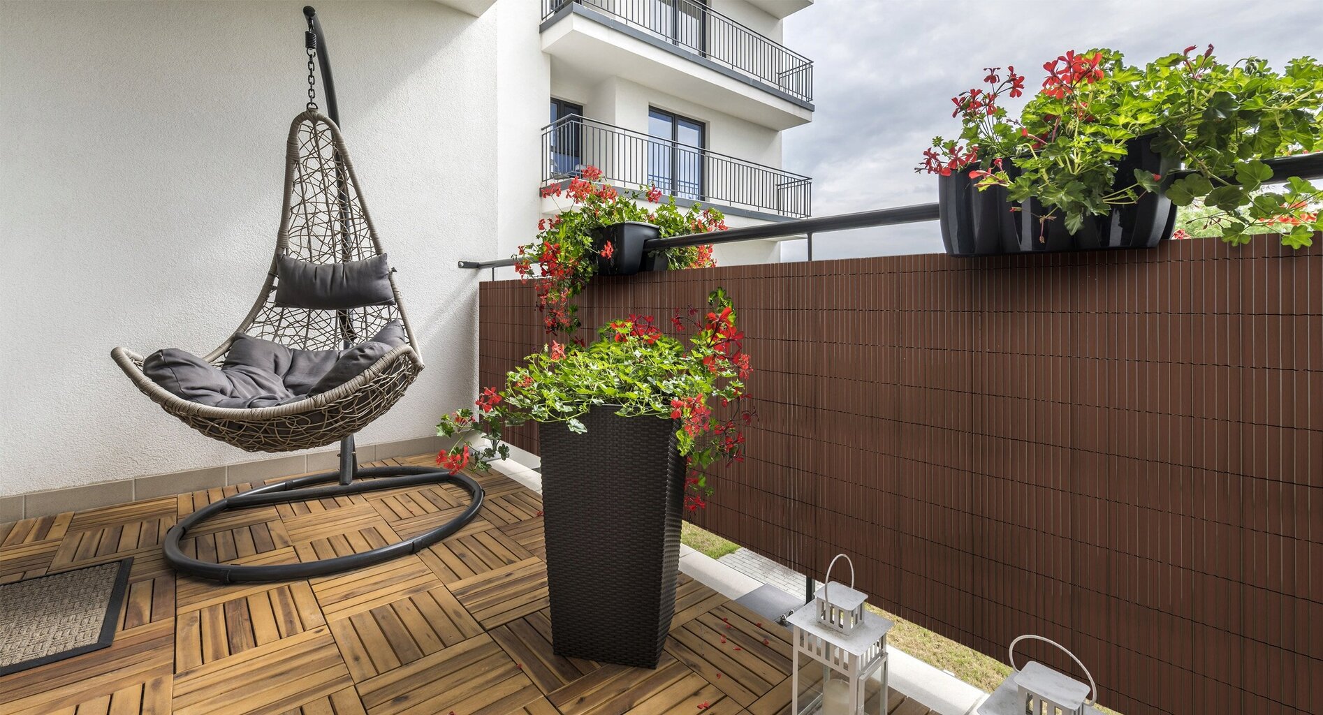 Rõdu/terrassi päikesekaitse - vari Plast PVC, 1,4 x 3 m Pruun hind ja info | Päikesevarjud, markiisid ja alused | kaup24.ee