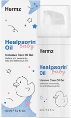 Детское масло для тела Hermz Healpsorin Baby Oil, 50 мл цена и информация | Косметика для мам и детей | kaup24.ee