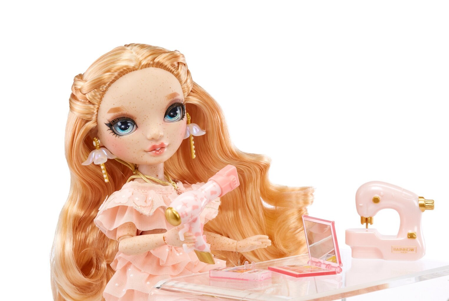 Nukk Rainbow High Strawberry Blond, roosa hind ja info | Tüdrukute mänguasjad | kaup24.ee