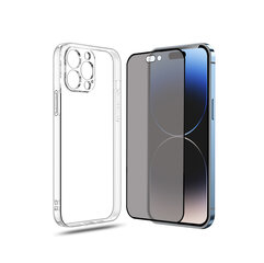 Комплект SoundBerry Crystal Hard Case  Privacy Glass для Apple iPhone 12 Pro Max цена и информация | Чехлы для телефонов | kaup24.ee