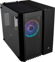 Корпус компьютера Corsair Crystal 280X TG RGB, с окошком, черный (CC-9011135-WW) цена и информация | Корпуса | kaup24.ee