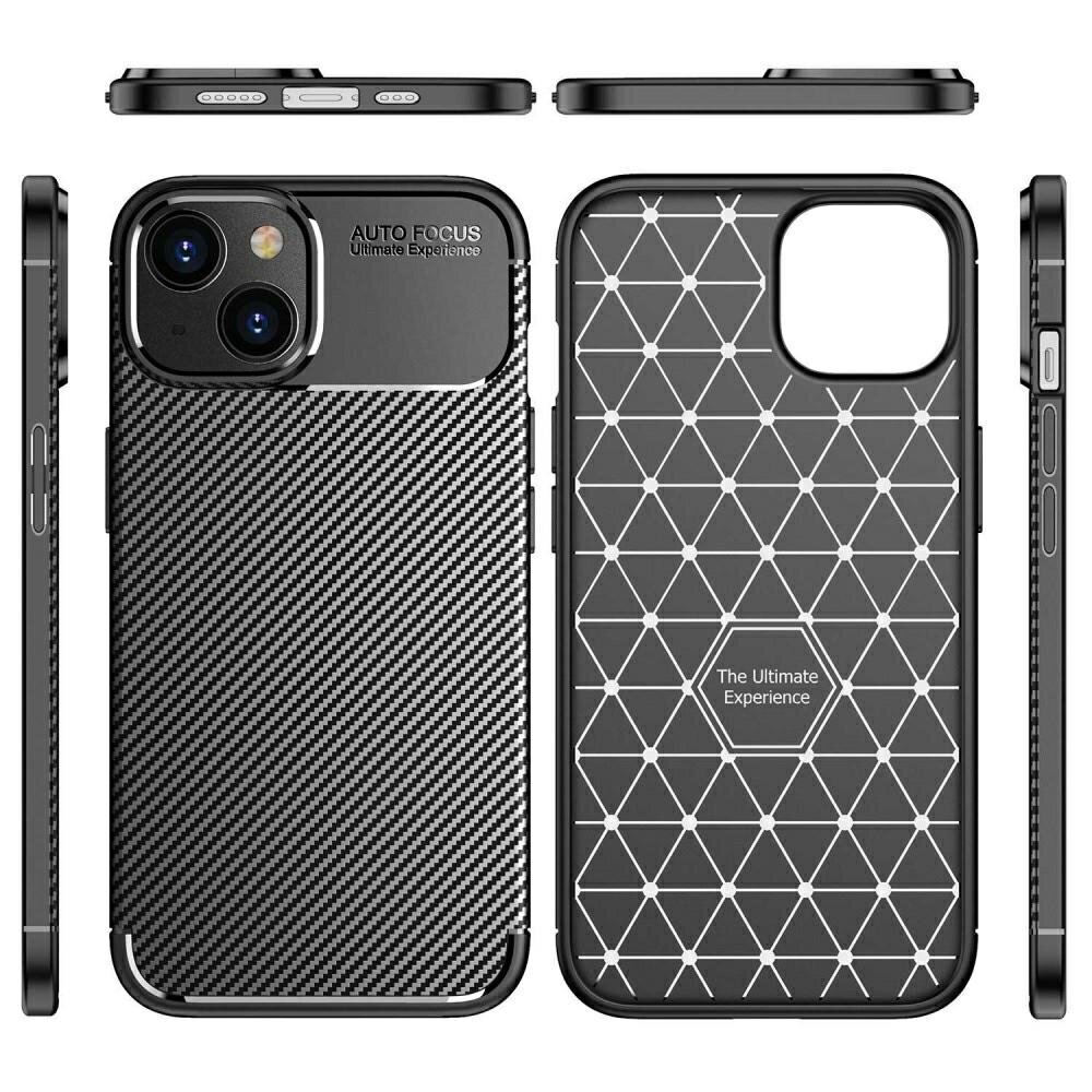 Carbon Armor ümbris Iphone 11 Pro Max 6,5", must hind ja info | Telefoni kaaned, ümbrised | kaup24.ee