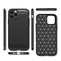 Carbon чехол Iphone 13 Pro Max 6,7", черный цена и информация | Чехлы для телефонов | kaup24.ee