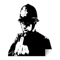 Vinüülmust seinakleebis Banksy Police – 120 x 101 cm цена и информация | Декоративные наклейки | kaup24.ee