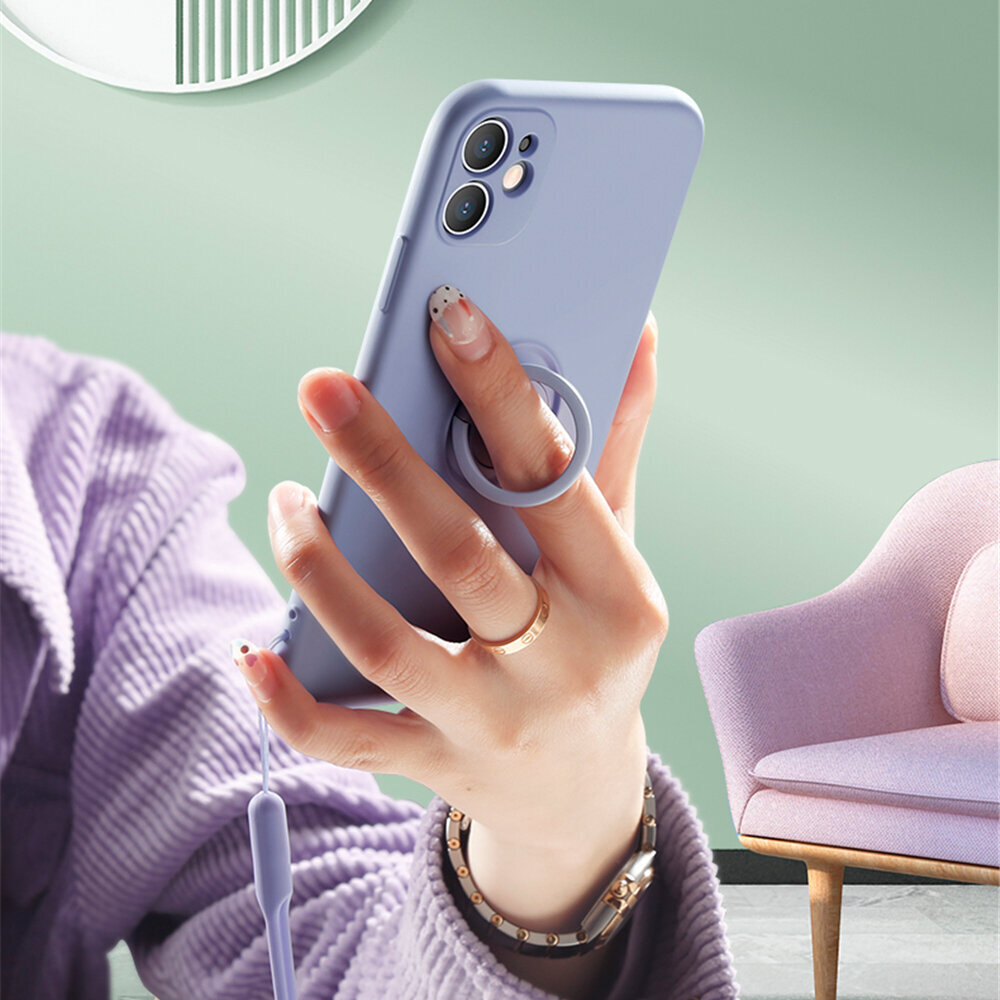 iPhone Xs Max (6,5″) silikoonümbris – Lilla цена и информация | Telefoni kaaned, ümbrised | kaup24.ee
