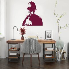 Vinüülroosa seinakleebis Banksy Police – 120 x 101 cm цена и информация | Декоративные наклейки | kaup24.ee