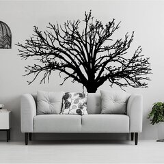 Must vinüülist seinakleebis Suur puu – 160 x 116 cm hind ja info | Seinakleebised | kaup24.ee