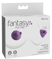 Вибрирующие присоски для сосков Fantasy For Her цена и информация | Помпы для пениса и вагины | kaup24.ee