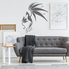 Hall vinüülist seinakleebis Hummingbird – 100 x 86 cm цена и информация | Декоративные наклейки | kaup24.ee