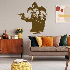Vinüülist seinakleebis Banksy Joker – 100 x 91 cm цена и информация | Декоративные наклейки | kaup24.ee