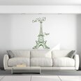 Vinüülroheline seinakleebis Eiffeli torn – 140 X 73 cm