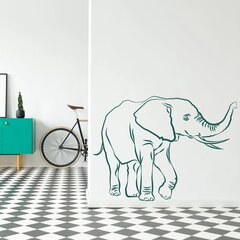 Vinüülroheline seinakleebis Cute Safari Elephant sisekujundus – 140 x 101 cm hind ja info | Seinakleebised | kaup24.ee
