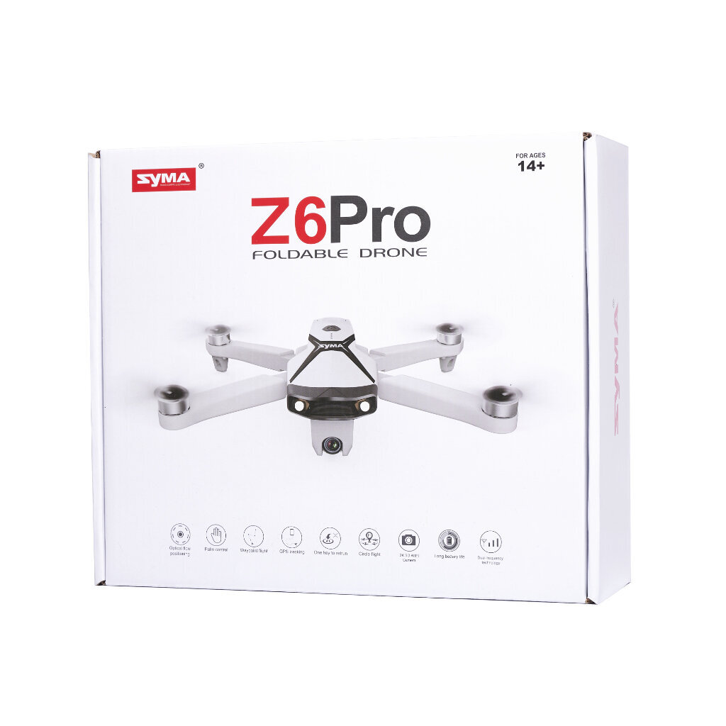 RC droon Syma Z6PRO GPS 4K 5G Wifi FPV 2,4 GHz цена и информация | Droonid | kaup24.ee