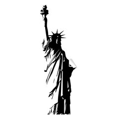 Виниловая наклейка на стену Статуя Свободы Нью-Йорк Декор интерьера - 180 х 63 см цена и информация | Декоративные наклейки | kaup24.ee
