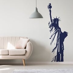 Виниловая синяя наклейка на стену Статуя Свободы Нью-Йорк Декор интерьера - 180 х 63 см цена и информация | Декоративные наклейки | kaup24.ee
