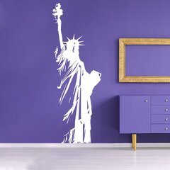 Vinüülist valge seinakleebis New Yorgi Vabadussammas - 180 x 63 cm цена и информация | Декоративные наклейки | kaup24.ee