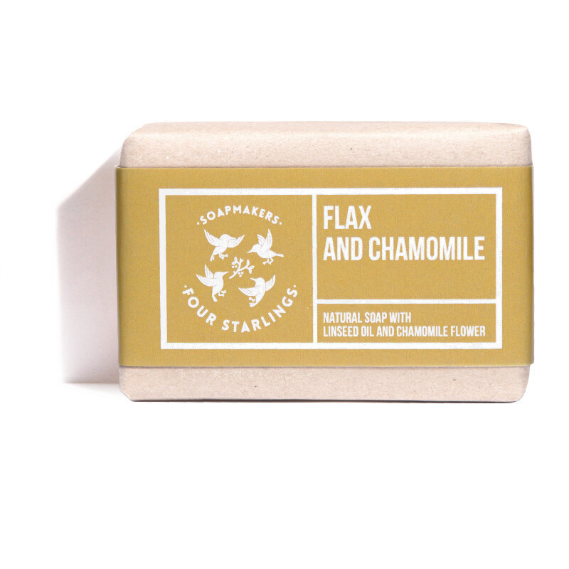 Seep Four Starlings Flax and Chamomile, 110 g цена и информация | Dušigeelid, õlid | kaup24.ee