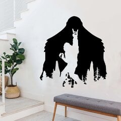 Vinüülist seinakleebis Big Yeti Bigfoot sisekujundus - 100 x 93 cm hind ja info | Seinakleebised | kaup24.ee