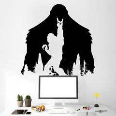 Vinüülist seinakleebis Big Yeti Bigfoot sisekujundus - 100 x 93 cm hind ja info | Seinakleebised | kaup24.ee